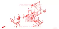 BRAS ARRIERE pour Honda FOURTRAX 420 RANCHER 4X4 AT IRS EPS ESP de 2020