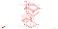 CYLINDRE pour Honda FOURTRAX 420 RANCHER 4X4 AT IRS EPS ESP de 2020