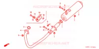 SILENCIEUX D'ECHAPPEMENT pour Honda CBX 250 TWISTER de 2005