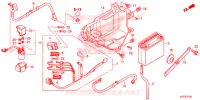BATTERIE pour Honda CB1 125 RUEDA CON RAIOS de 2015