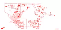 GUIDON   TE DE FOURCHE pour Honda CB1 125 RUEDA CON RAIOS de 2015