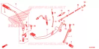 PEDALE   KICK pour Honda CB1 125 RUEDA CON RAIOS de 2015