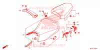 SELLE pour Honda CB 500 F ABS de 2016