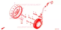 ALTERNATEUR pour Honda CB 500 F ABS de 2018