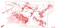 CORPS DE PAPILLON pour Honda CB 500 F ABS de 2018