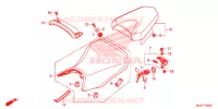 SELLE pour Honda CB 500 F ABS de 2018