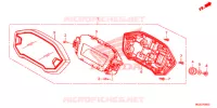 COMPTEUR pour Honda CB 500 X ABS de 2013