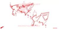 COUVERCLES LATERAUX pour Honda CB 500 X ABS de 2013