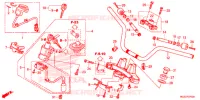 GUIDON   TE DE FOURCHE pour Honda CB 500 X ABS de 2013