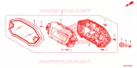 COMPTEUR pour Honda CB 500 X ABS de 2014