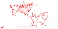 COUVERCLES LATERAUX pour Honda CB 500 X ABS de 2014