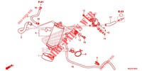 SYSTÈME DE RECYCLAGE DES GAZ pour Honda CB 500 X ABS de 2014