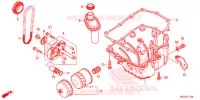 CARTER   POMPE   FILTRE A HUILE pour Honda CB 500 X ABS de 2015