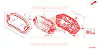 COMPTEUR pour Honda CB 500 X ABS de 2015