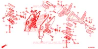 REPOSE PIED (CB500XAG) pour Honda CB 500 X ABS de 2016