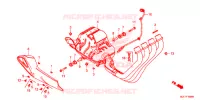 SILENCIEUX D'ECHAPPEMENT pour Honda CB 650 F ABS de 2015