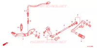 PEDALE pour Honda CBR 250 R de 2013