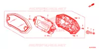 COMPTEUR pour Honda CBR 500 R de 2017