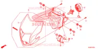 PHARE pour Honda CRF 250 M de 2014