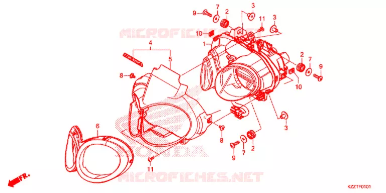 PHARE (CRF250RL) Honda MOTO 250 CRF 2018  CRF250RLH