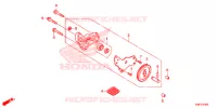 POMPE A HUILE pour Honda GROM 125 SF ABS de 2017