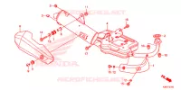 SILENCIEUX D'ECHAPPEMENT pour Honda GROM 125 SF ABS de 2017