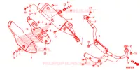 SILENCIEUX D'ECHAPPEMENT pour Honda MSX GROM 125 de 2014