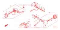 CLIGNOTANT pour Honda SCOOPY 110 VIVID ME de 2012