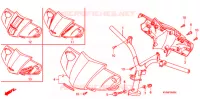 TUYAU DE GUIDON/REVETEMENT DE GUIDON  pour Honda CLICK 110 COMBI BRAKE de 2007