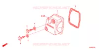 COUVERCLE DE CULASSE  pour Honda CLICK 110 FRONT DISK, CASTED WHEELS de 2007