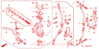 MAITRE CYLINDRE DE FREIN AVANT (1) pour Honda CLICK 110 FRONT DISK, CASTED WHEELS de 2007