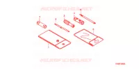 OUTIL pour Honda CLICK 110 FRONT DISK, CASTED WHEELS de 2007