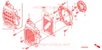 VENTILATEUR ET COUVERCLE DE RADIATEUR pour Honda CLICK 110 FRONT DISK, CASTED WHEELS de 2007