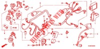 FAISCEAU DES FILS  pour Honda CLICK 110 FRONT DISK, SPOKED WHEELS de 2008