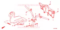 GUIDON   CARENAGE pour Honda ANC 110 ICON CYBER COMBI de 2008