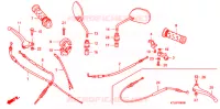 LEVIER DE GUIDON   CABLE pour Honda WAVE 100 S de 2005