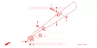 SILENCIEUX D'ECHAPPEMENT (EXCEPT ST8 STH) pour Honda WAVE 100 S de 2005
