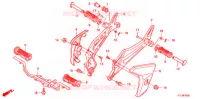 REPOSE PIED (ST8 STH) pour Honda WAVE 100 X de 2007