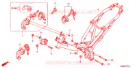CADRE pour Honda CZ I 110 Electric start  Front brake disk de 2009