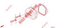 COUVRE CULASSE pour Honda CZ I 110 Electric start  Front brake disk de 2009