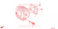 CYLINDRE pour Honda CZ I 110 Electric start  Front brake disk de 2009