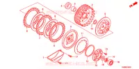 EMBRAYAGE pour Honda CZ I 110 Electric start  Front brake disk de 2009