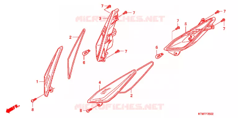 CLIGNOTANT AVANT (3) Honda MOTO 110 WAVE 2007  ANF125MST8