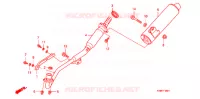 SILENCIEUX D'ECHAPPEMENT (2) pour Honda WAVE 125 X de 2008