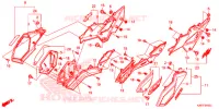 COUVERCLES LATERAUX pour Honda MSX GROM 125 SF de 2019