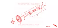 POMPE A HUILE pour Honda CLICK 110 I de 2010