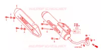 SILENCIEUX D'ECHAPPEMENT pour Honda AIRBLADE 110 de 2011