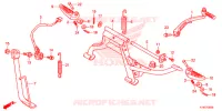 BEQUILLES / REPOSE PIEDS pour Honda SCOOPY 110 de 2013