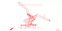 GUIDON pour Honda SCOOPY 110 de 2013