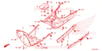 MARCHE PIEDS pour Honda SCOOPY 110 de 2013